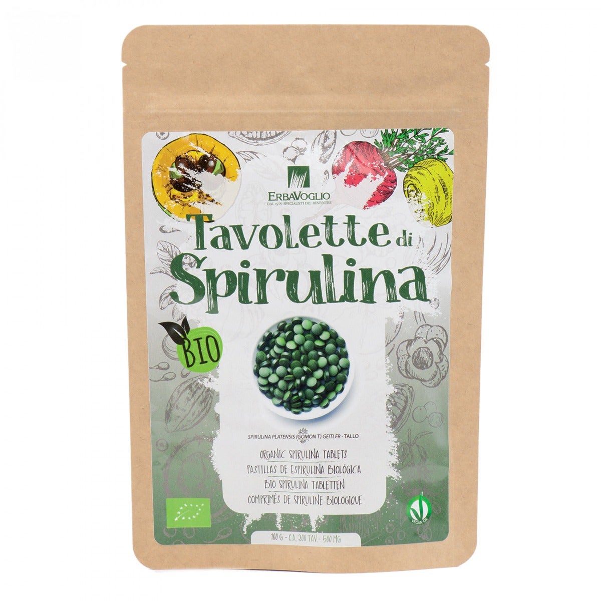 Espirulina Bio Comprimidos 100g-3