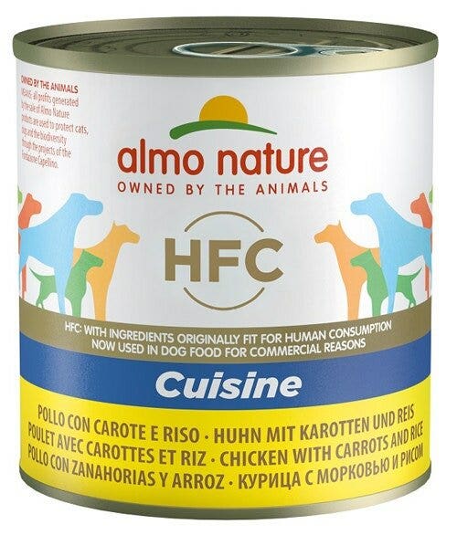 Almo Nature Cuisine Comida Húmeda Pollo Con Zanahoria Y Arroz Para Perros Adultos Lata 280g-2