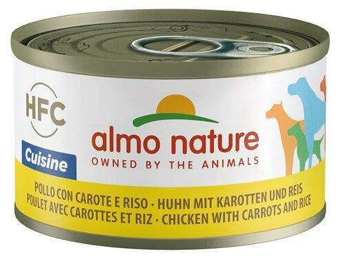 Almo Nature Cuisine Comida Húmeda Pollo Con Zanahoria Y Arroz Para Perros Adultos Lata 95g-2