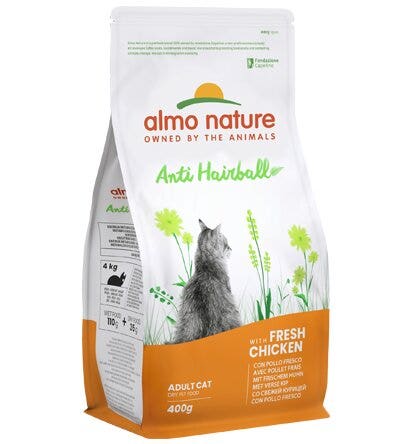 Almo Nature Pienso Holistic Antibolas de Pelo con Pollo Fresco para Gatos Adultos Bolsa 400g-3