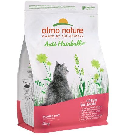 Almo Nature Anti Hairball Pienso Seco Con Salmón Para Gatos Adultos Bolsa 2kg-2