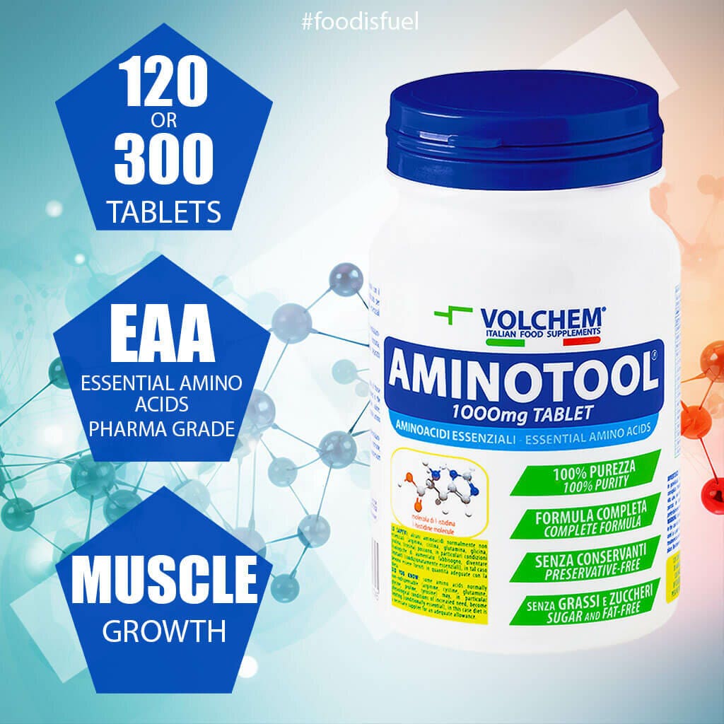 Volchem Aminotool 1000mg 300 Comprimidos-2