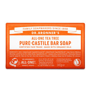 Jabón Sólido de Árbol de Té Orgánico Puro Dr. Bronner's 140g-1