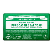Jabón Sólido de Almendras Puro Orgánico Dr. Bronner's 140g-1