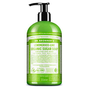 Dr. Bronner's Organic Sugar Soap Lemongrass & Lima 355ml-1