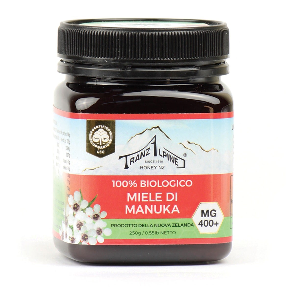 Miel de Manuka Mg400+Bio 250g-1