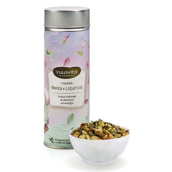 Neavita Silver Tin Té De Hierbas Menta Y Regaliz 100g-2