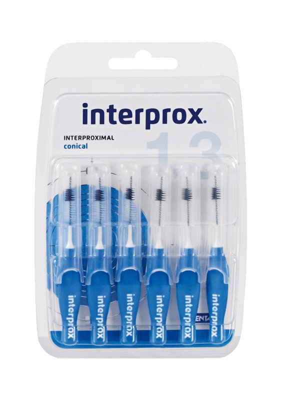 Interprox Cepillo Cónico para Espacio Interdental 1,3mm Blíster 6 Piezas-4