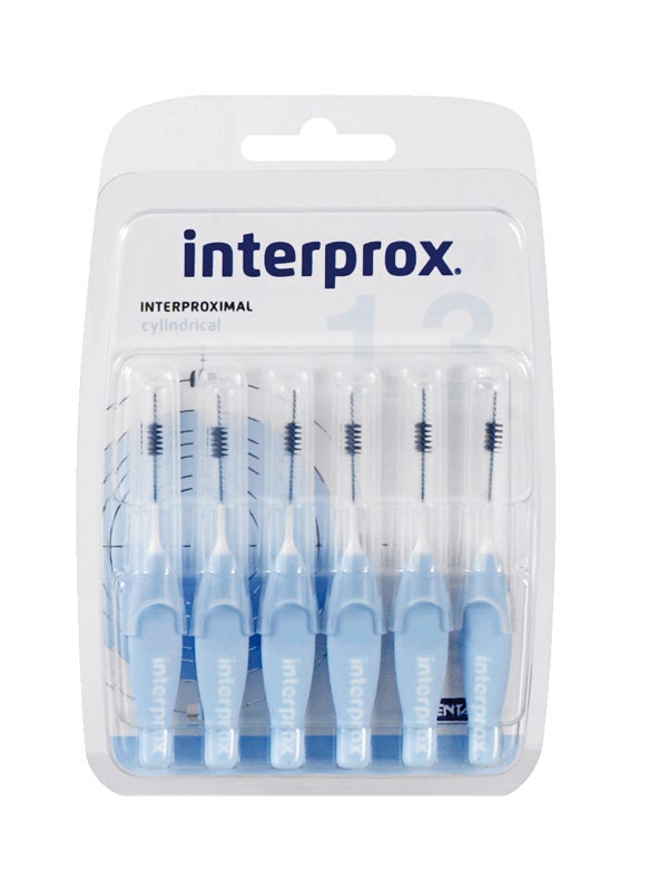 Interprox Cepillo Cilindrico Espacios Interdentales 1,3mm Blister 6 Piezas-4