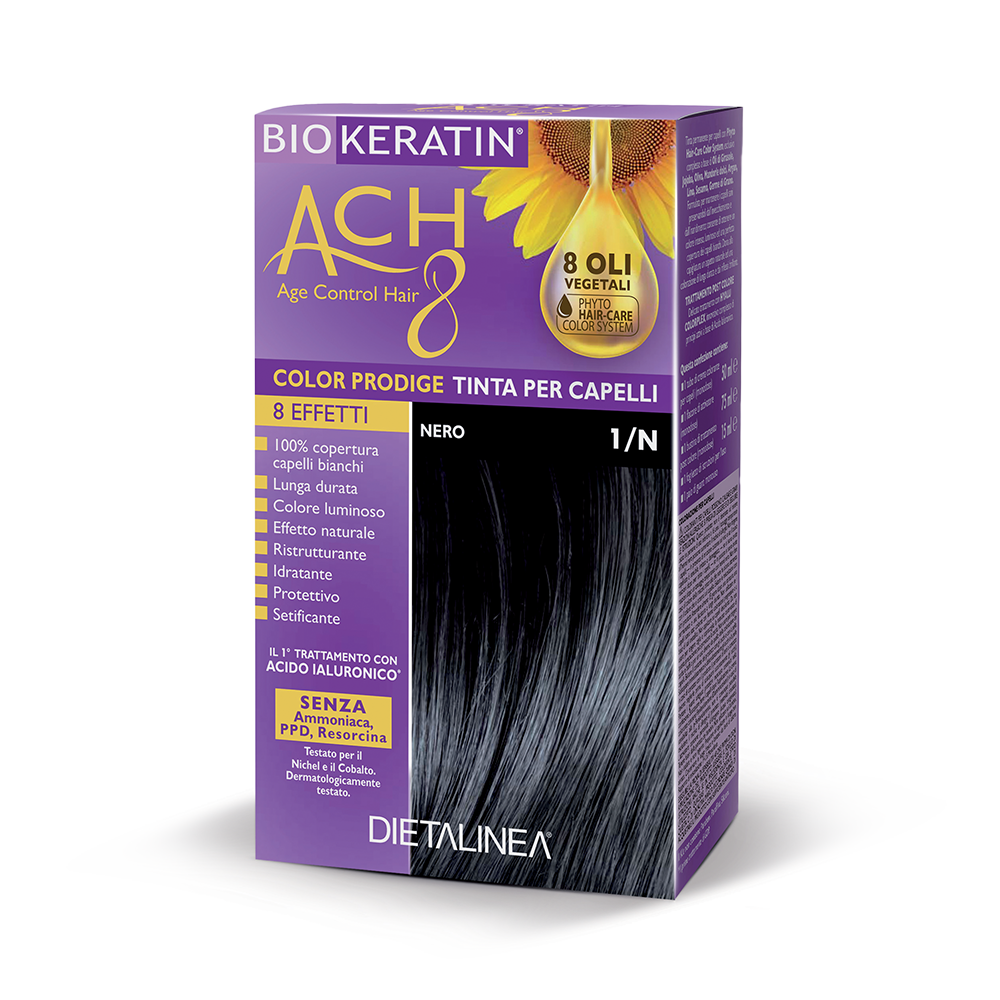 Biokeratin Ach8 Color Prodige Tinte Capilar Negro 1/N-2