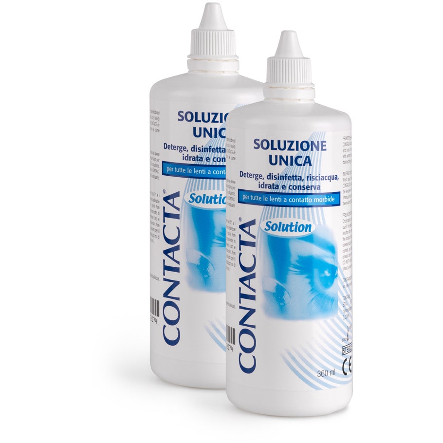 Lentes de contacto de solución única Contacta 2x360ml-2