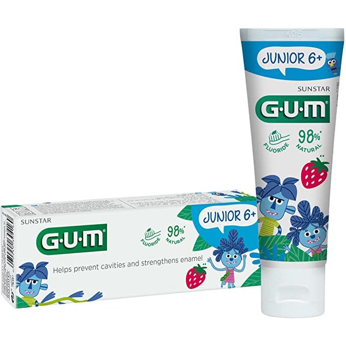 Gum Junior Pasta Dentífrica 6+ Años Sabor Fresa 50ml-4