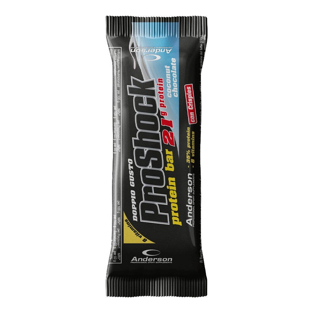 Anderson Barrita Proteica ProShock Sabor Chocolate-Coco 60g-1