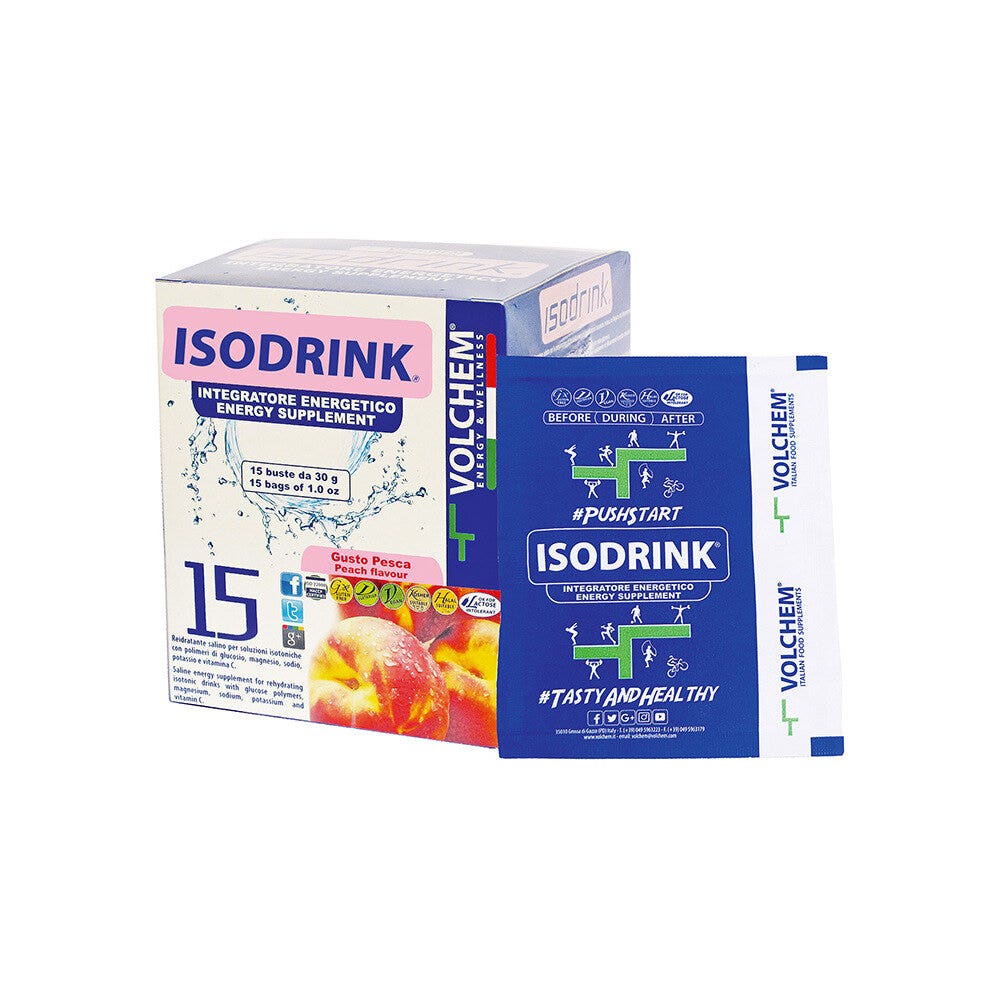 Volchem Isodrink Sabor Melocotón 15 Sobres-1