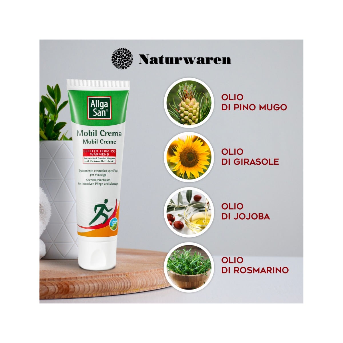 AllgaSan Mobil Crema Efecto Térmico para Espalda Cervical 50ml-2