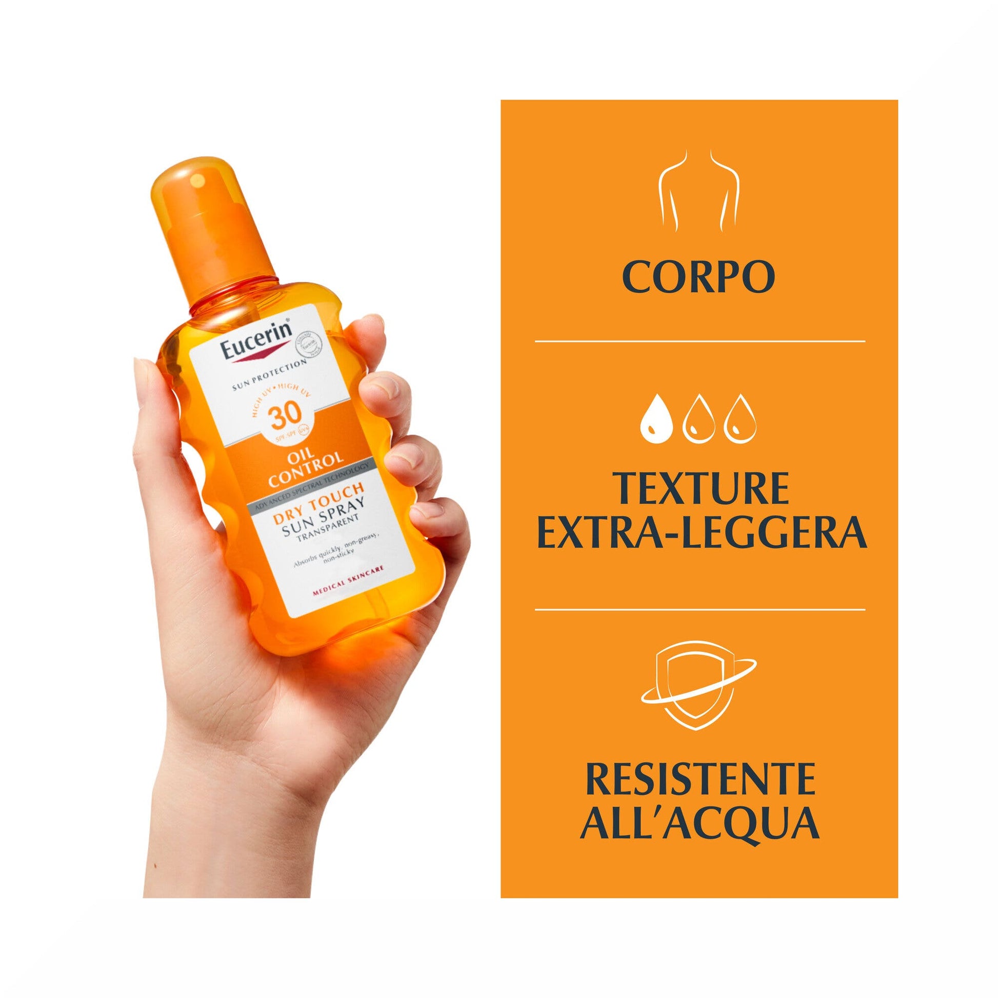 Eucerin SunSensible Protect Sun Spray Transparente SPF30 200ml-3