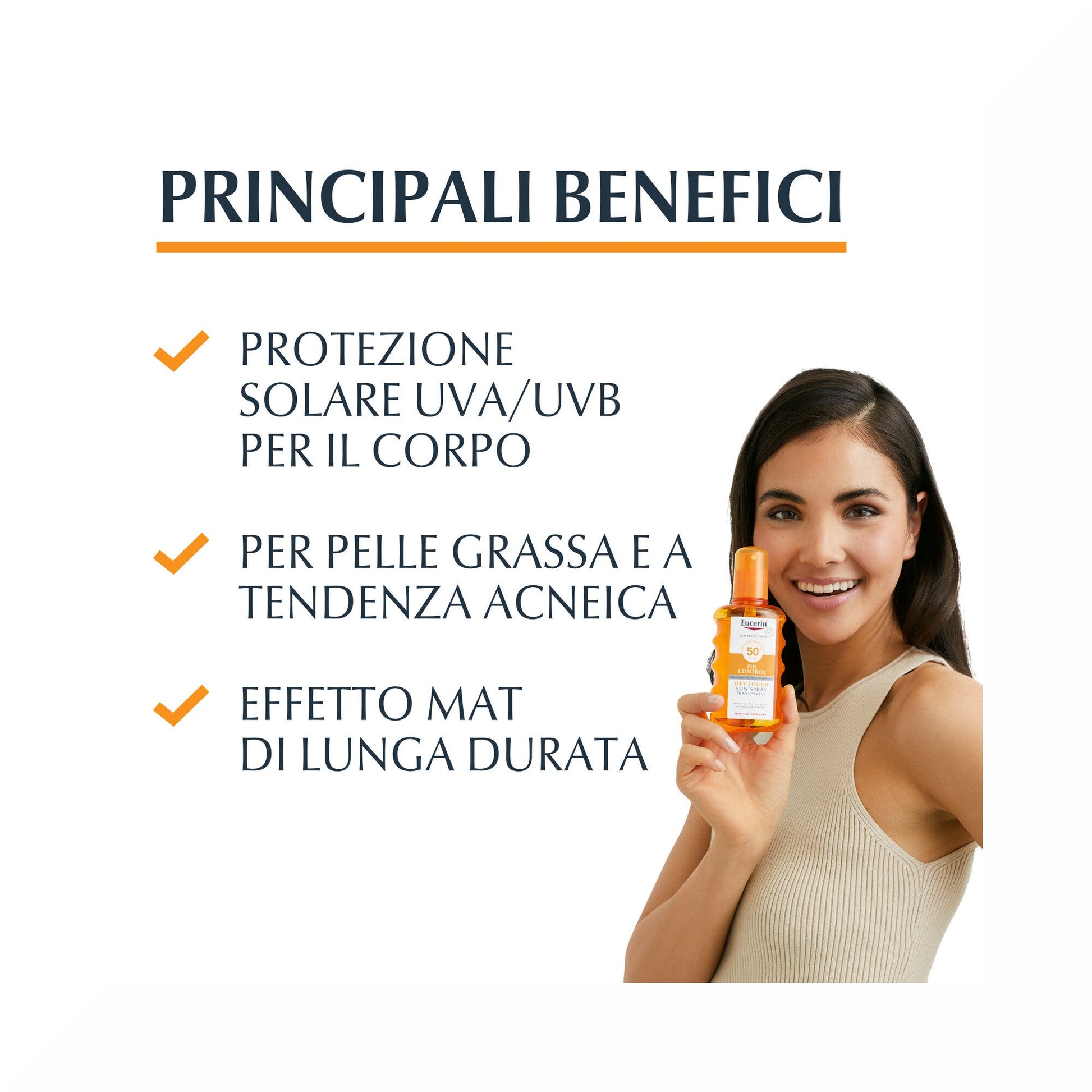 Eucerin SunSensible Protect Sun Spray Transparente SPF 50 200ml-2