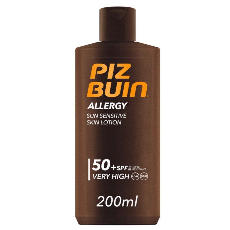 Piz Buin Leche Corporal Fluida Alergia SPF 50+ Muy Alto 200ml-2