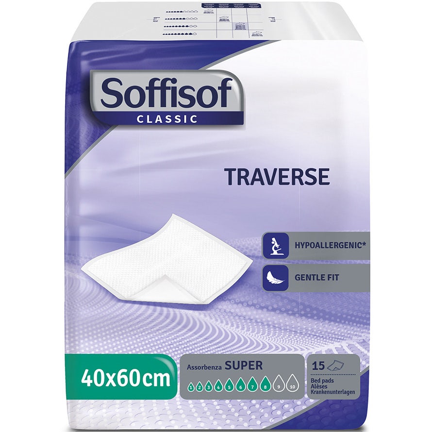 Soffisof Classic Incontinence Pad 40x60cm 15 Piezas-1