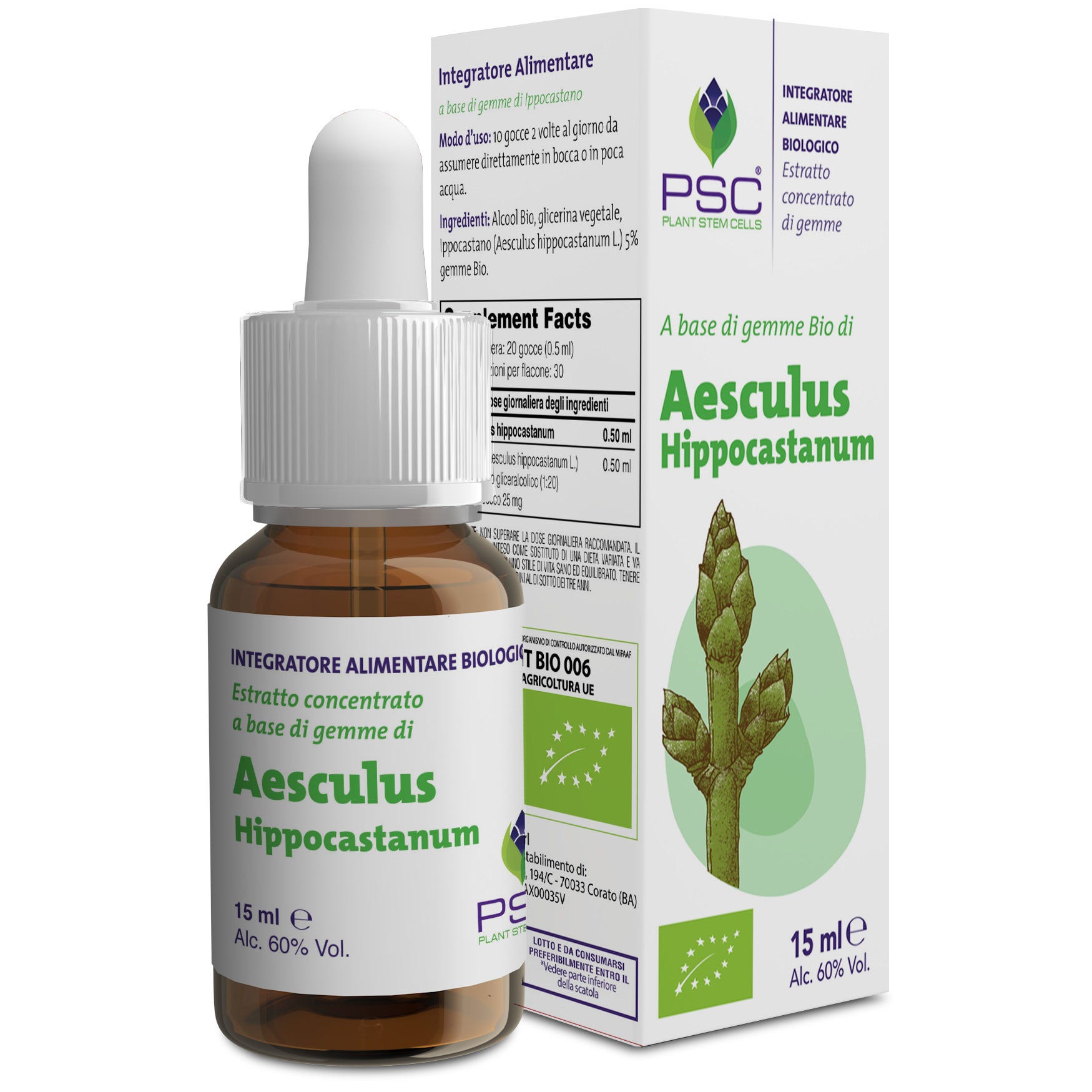 PSC Aesculus Hippocastanum Bio Gotas 15ml-1
