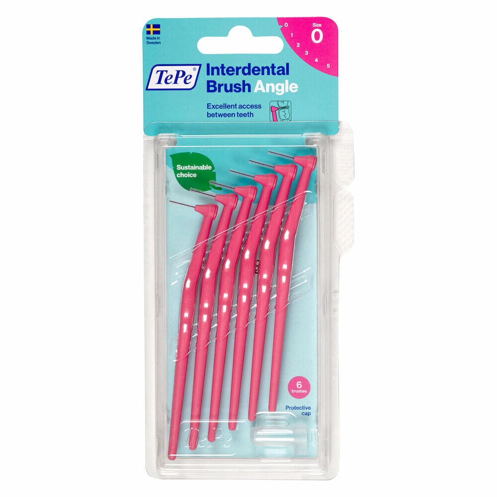 Tepe Angle Cepillo Limpiador ISO 0 Rosa 6 Piezas-1