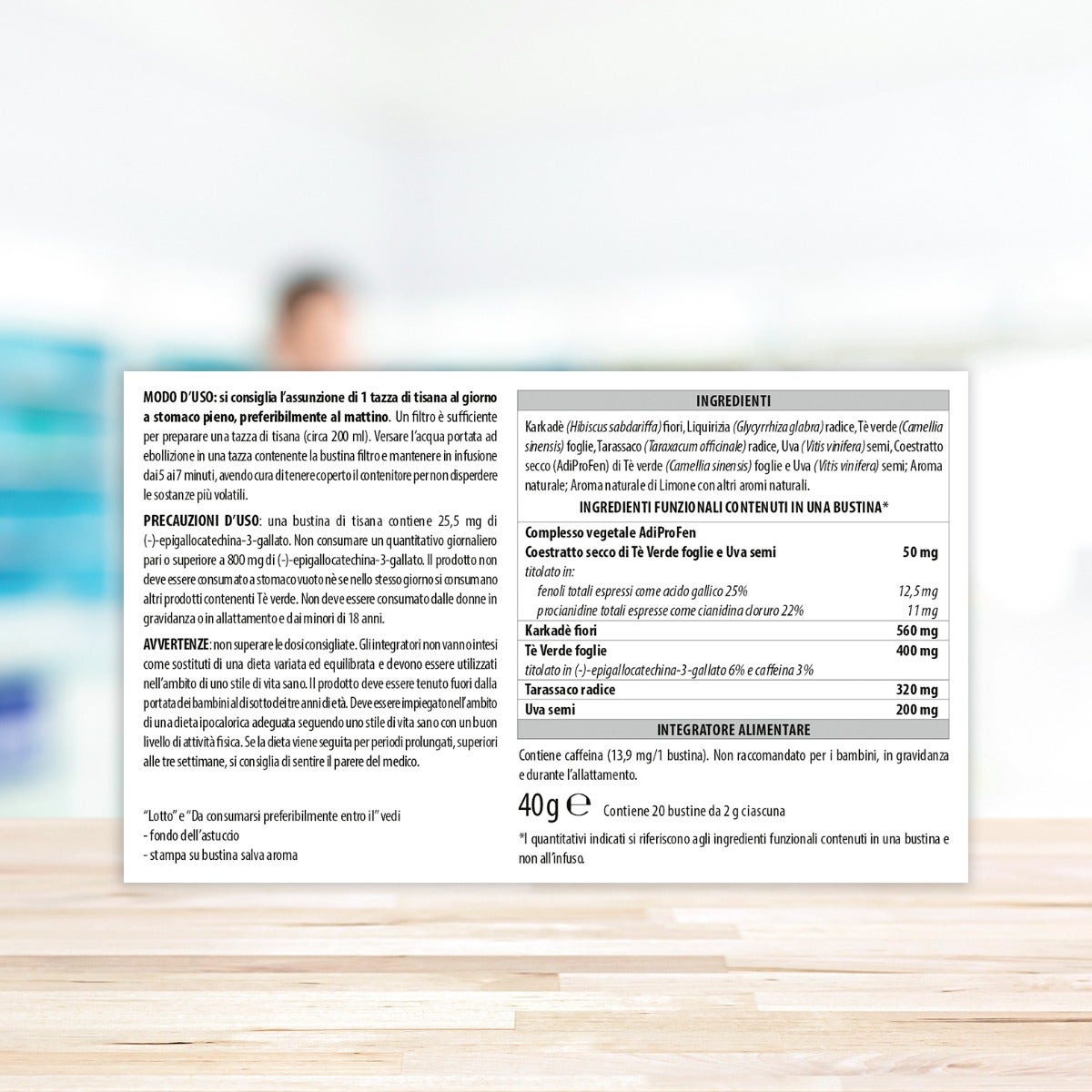 Aboca Adiprox Fitomagra Té De Hierbas 20 Sobres-7