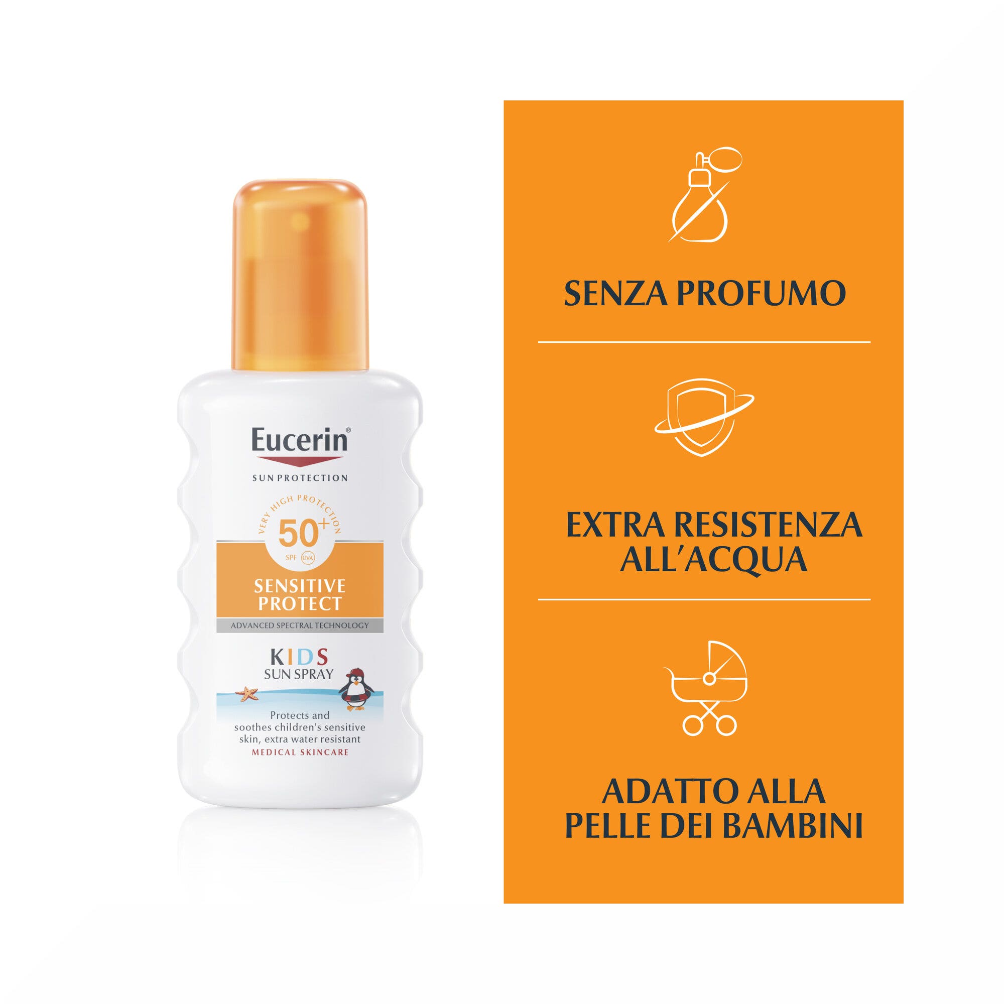 Eucerin Sunsensitive Protect Niños Spray Solar SPF50+ 200ml-3