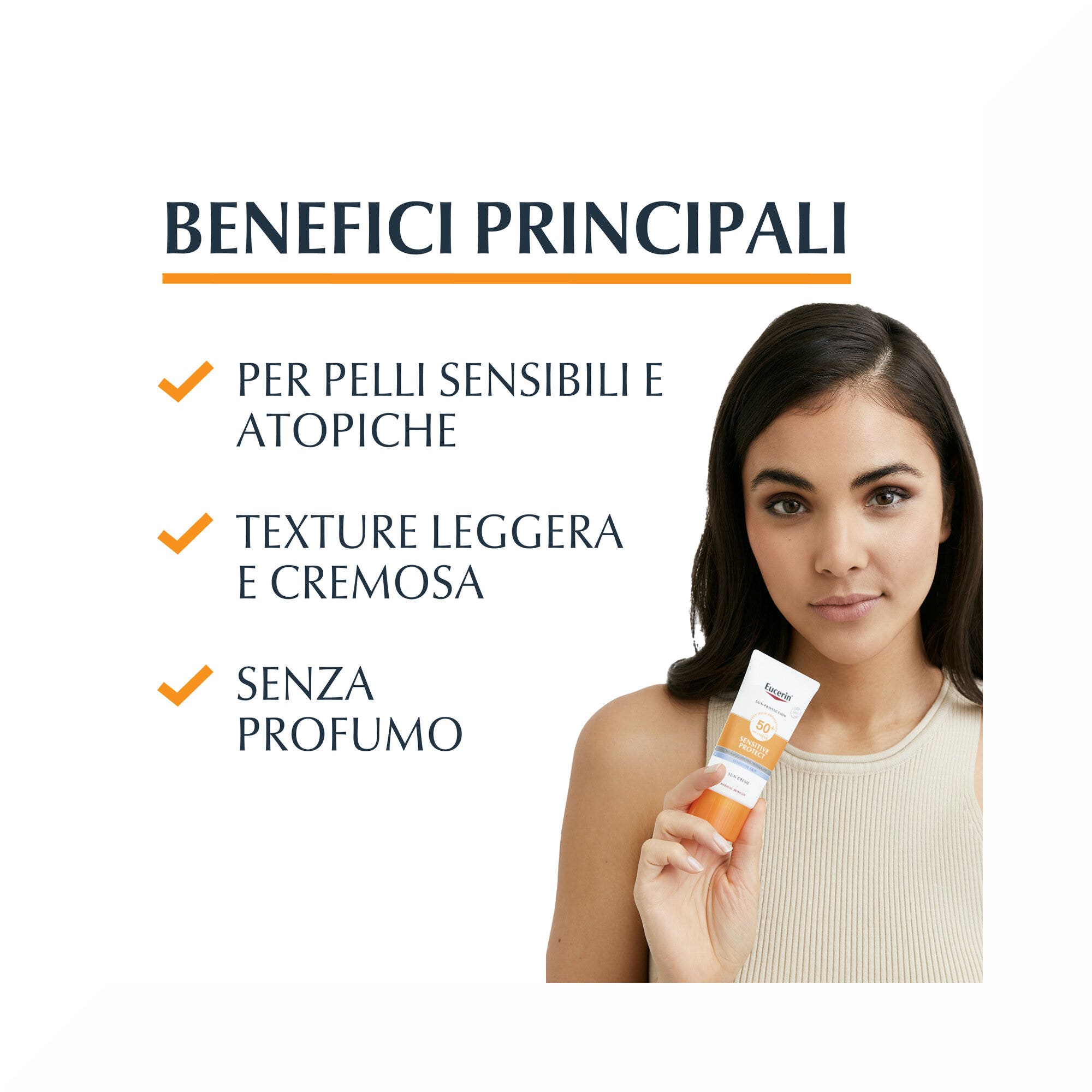 Eucerin Sunsensitive Protect Crema Solar SPF50+ 50ml-2