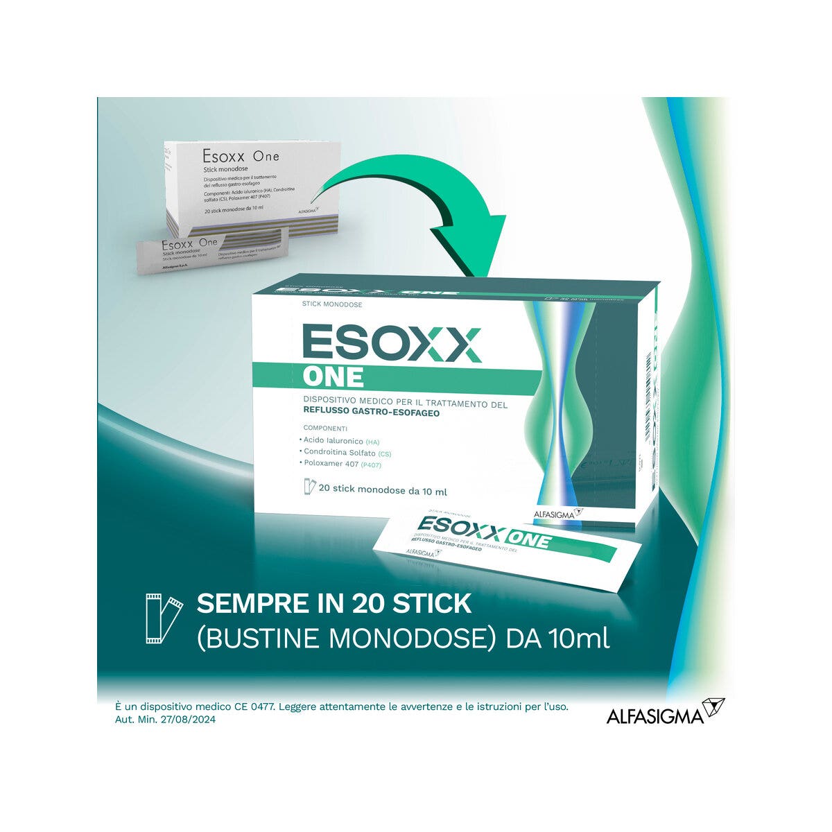 Esoxx One 20 Bustine Stick Pack 10ml-3