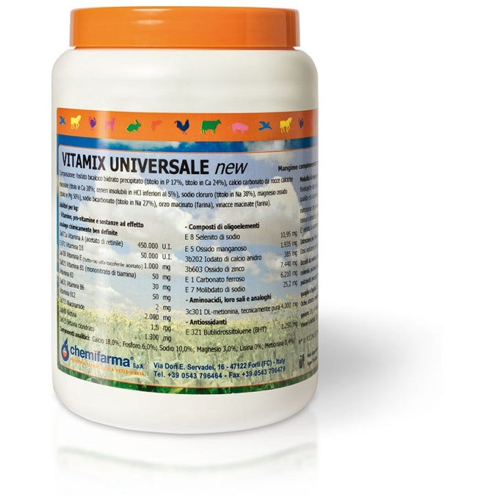 Vitamix Universal Multi-Vitamina Oral Para Pájaros Tarro 1kg-1