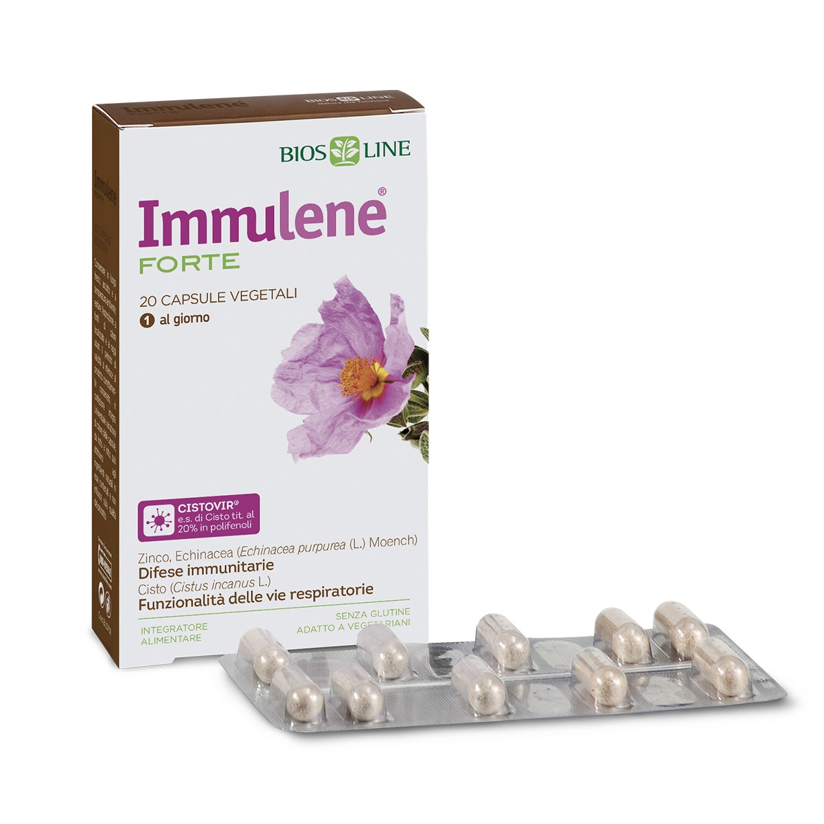 Biosline Immulene Forte 20 Cpsulas-3
