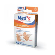 Meds Strips Classic Parche de Poliuretano Hipoalergénico 40 Parches Surtidos-3