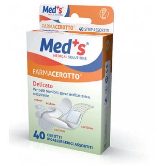Meds Strips Delicate Patch TNT Surtido 40 Piezas-2