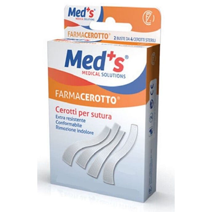 Med's Suture Plasters 2 bolsas de 3 apósitos estériles-1
