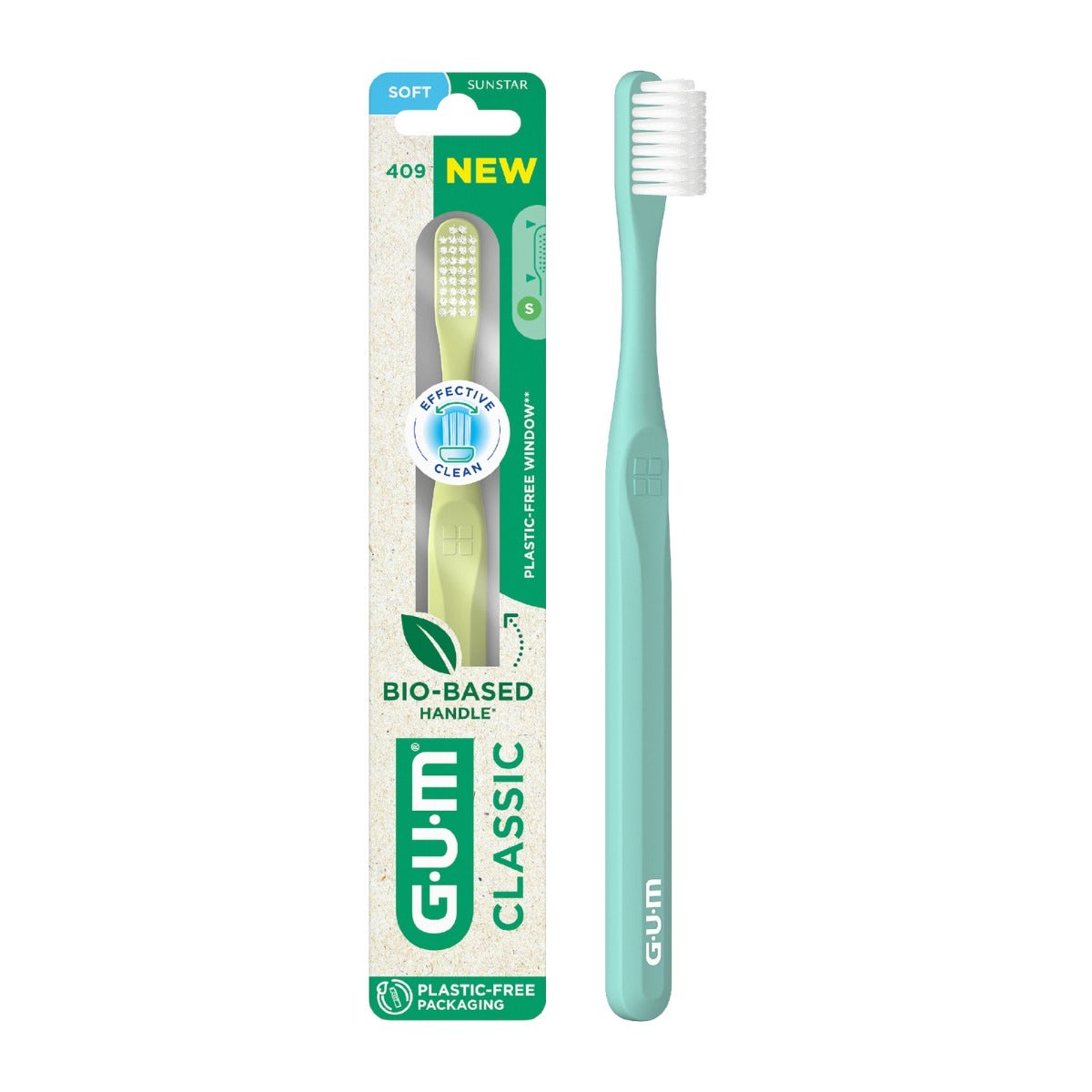 Gum Classic 410 Cepillo de Dientes Compacto Medio-3