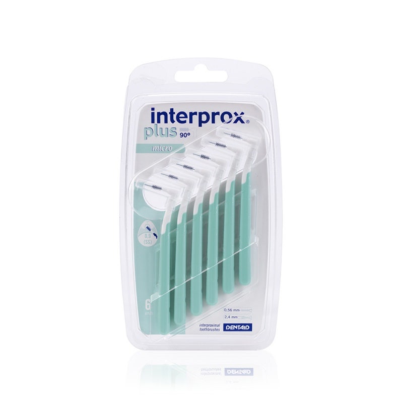 Interprox Plus Cepillo Micro Angulado Espacios Interdentales 0,9mm Blíster 6 Piezas-3