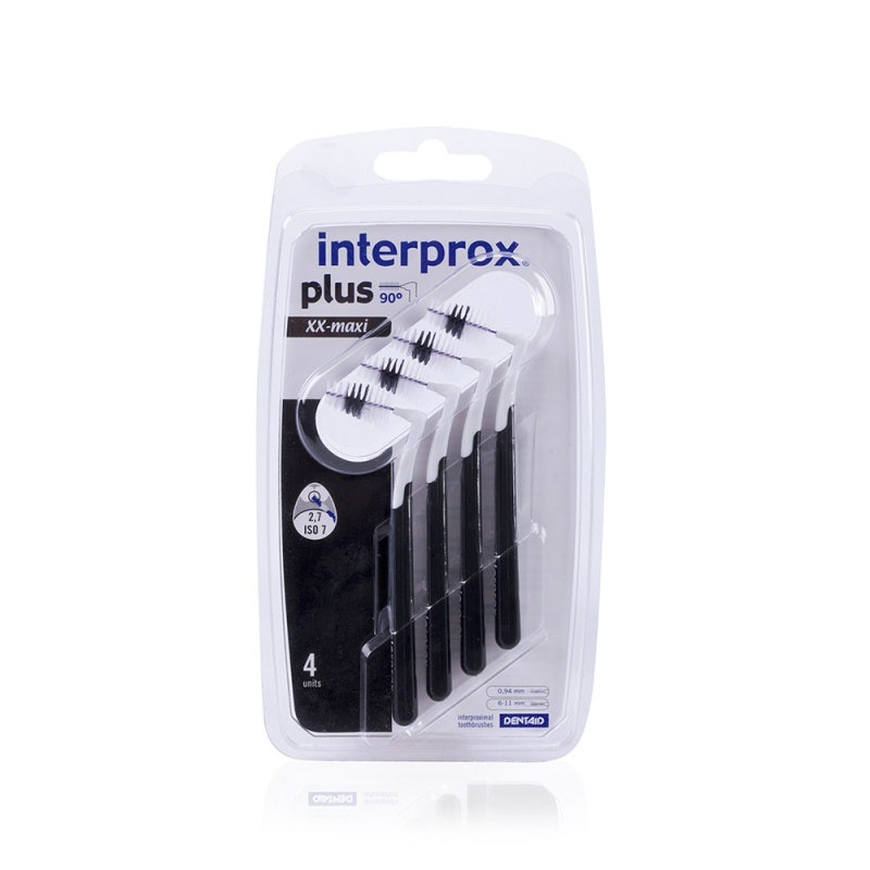 Interprox Plus XX Maxi Cepillo Angulado Espacios Interdentales 2.7mm Blíster 4 Piezas-3