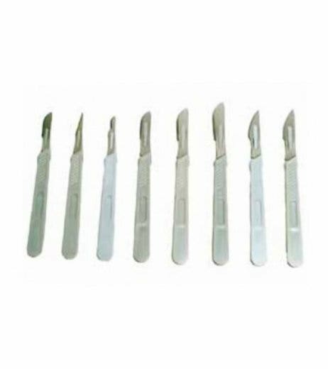 Bisturíes Esterilizados Desechables Figura 12 10 Piezas-1