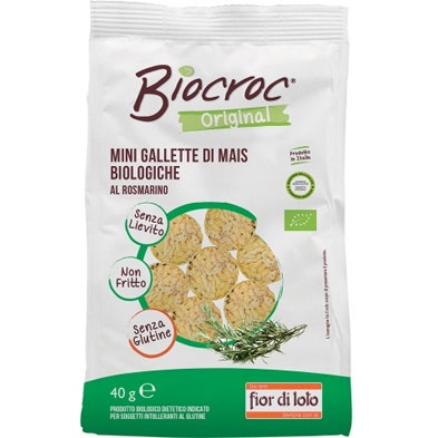 Fior Di Loto Biocroc Original Mini Cakes Maíz Romero 40g-2