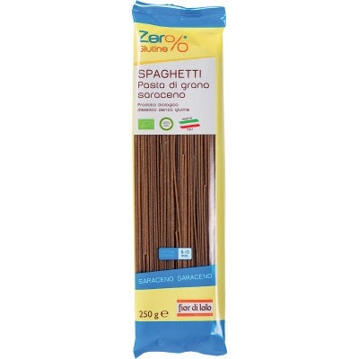 Zero% Gluten Espaguetis Integrales Ecológicos De Trigo Sarraceno Sin Gluten 250g-2