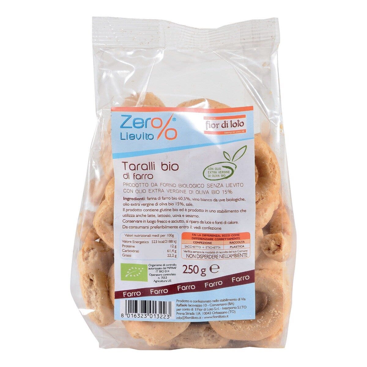 TARALLI FARRO CON ACEITE EXTRV BIO-1