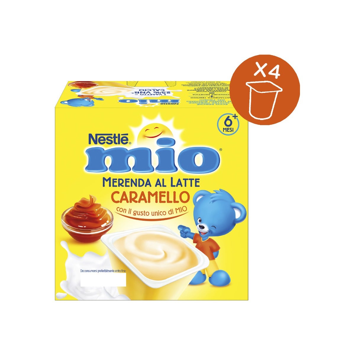 Nestlé My Caramel Milk Snack 4 Tarros 6 Meses +-6