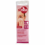 Sinea Cuadrados Desmaquillantes Algodón Orgánico 80 Piezas-1