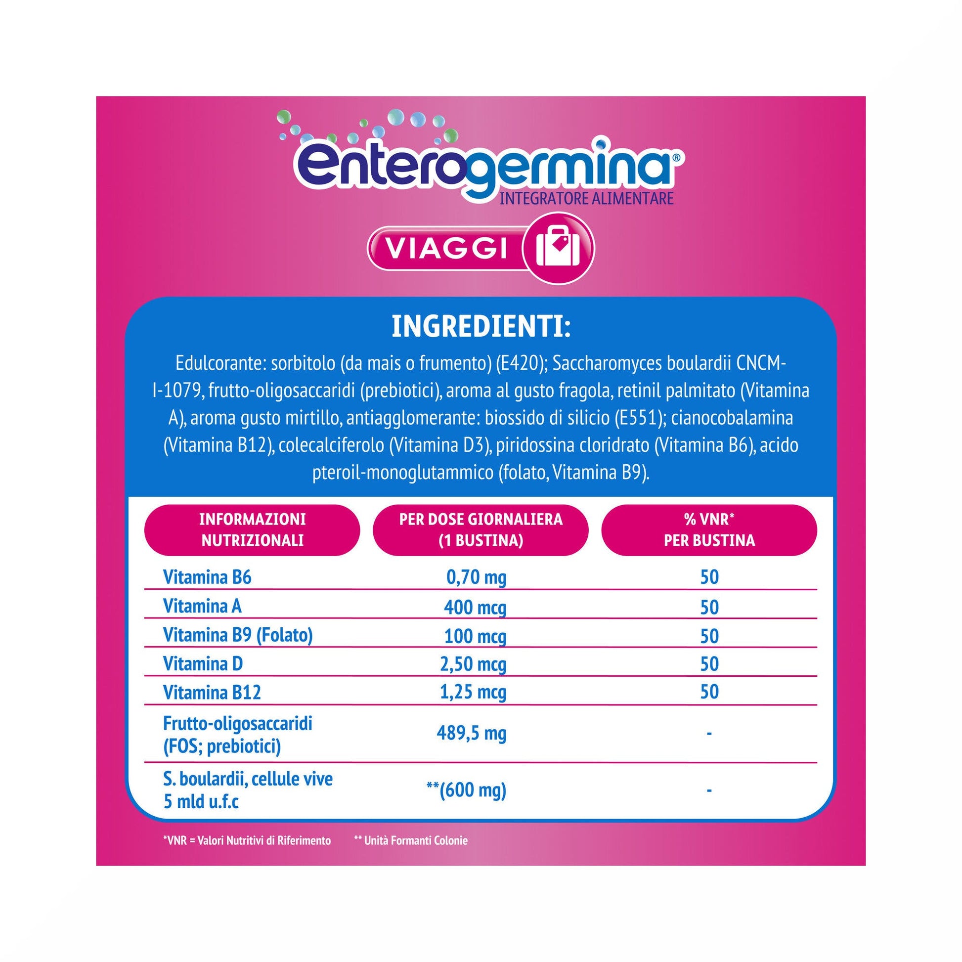 Enterogermina Viaggi 12 Sobres-22