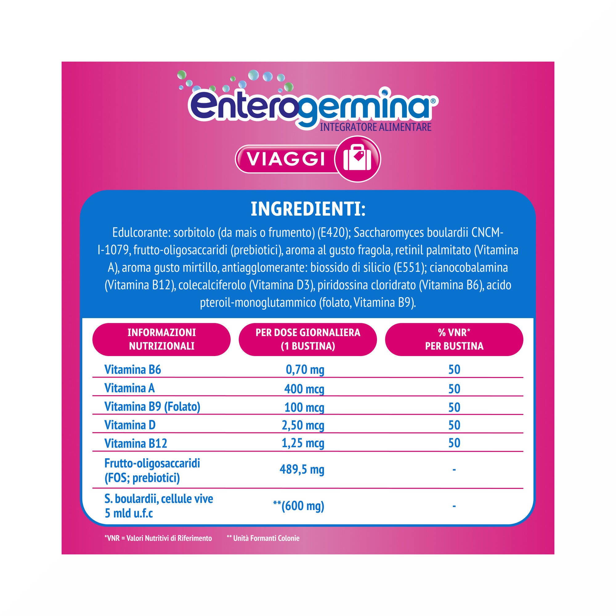 Enterogermina Viaggi 12 Sobres-22