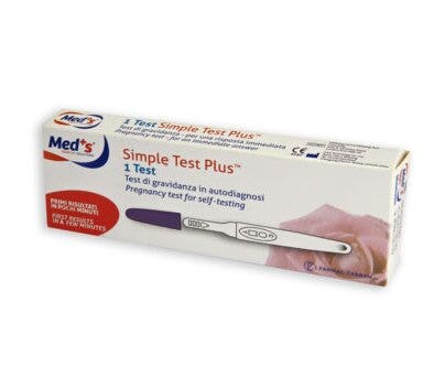 Meds Simple Test Plus Prueba de embarazo 2 barras-1
