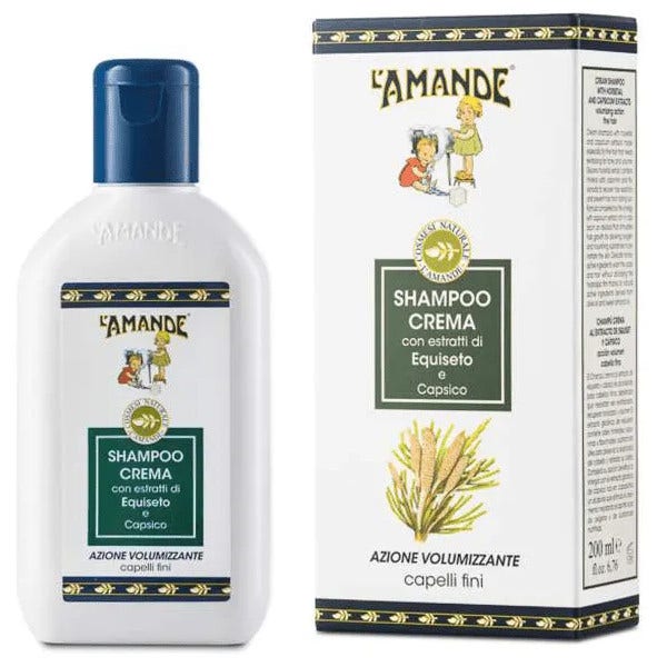 L'Amande Marseille Champú Crema Cola de Caballo Cabello Fino Acción Volumizante 200ml-1
