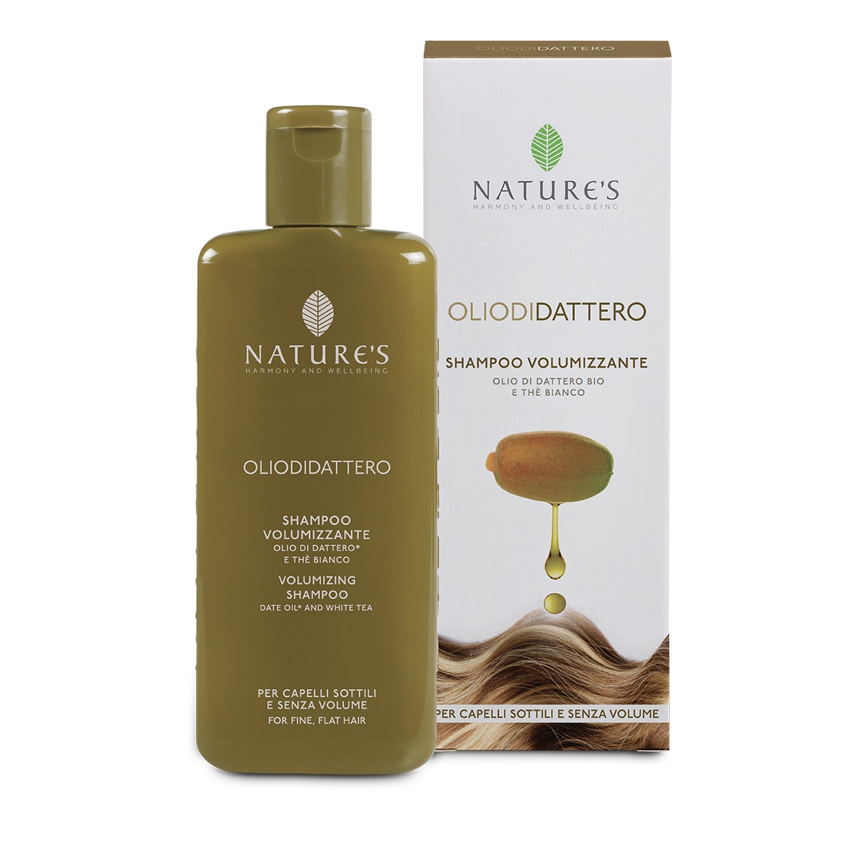 Nature's Date Oil Champú Volumizador 200ml-3