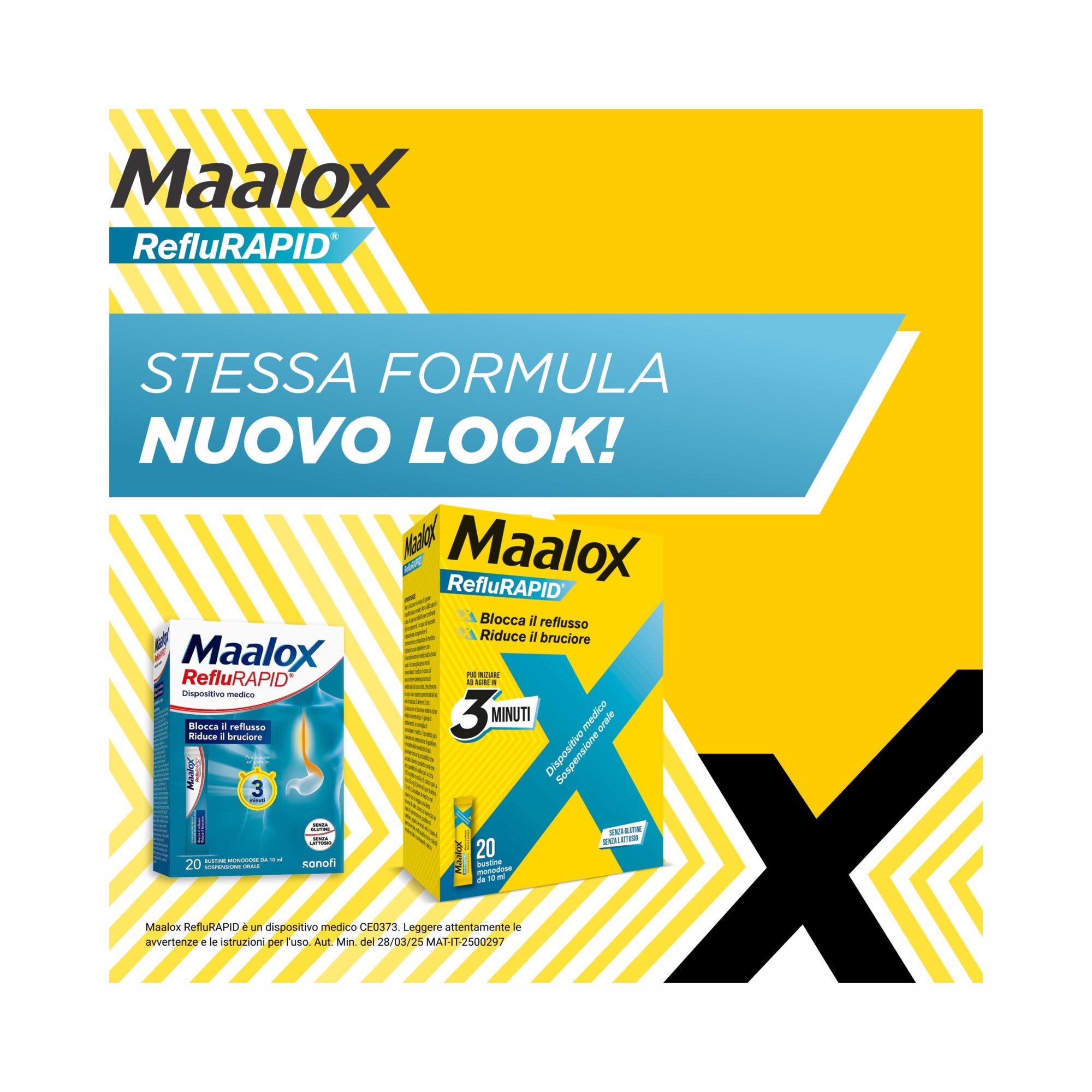 Maalox Reflurapid, Reflujo y Acidez, Acidez Gástrica, 20 sobres-2