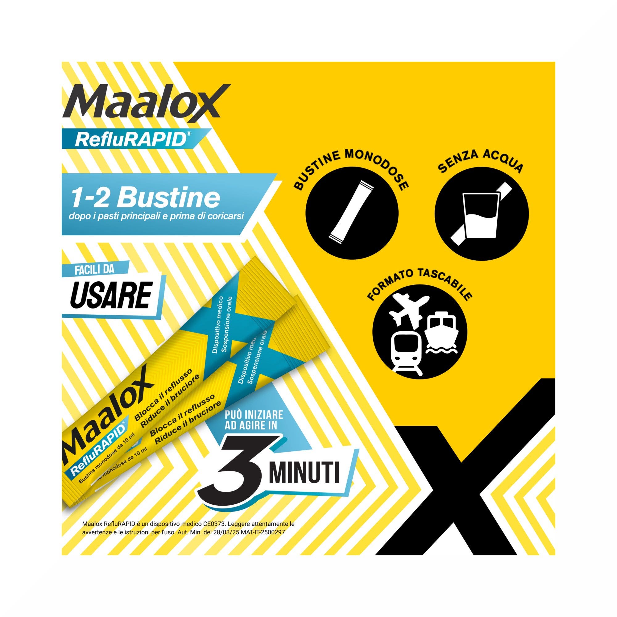 Maalox Reflurapid, Reflujo y Acidez, Acidez Gástrica, 20 sobres-6